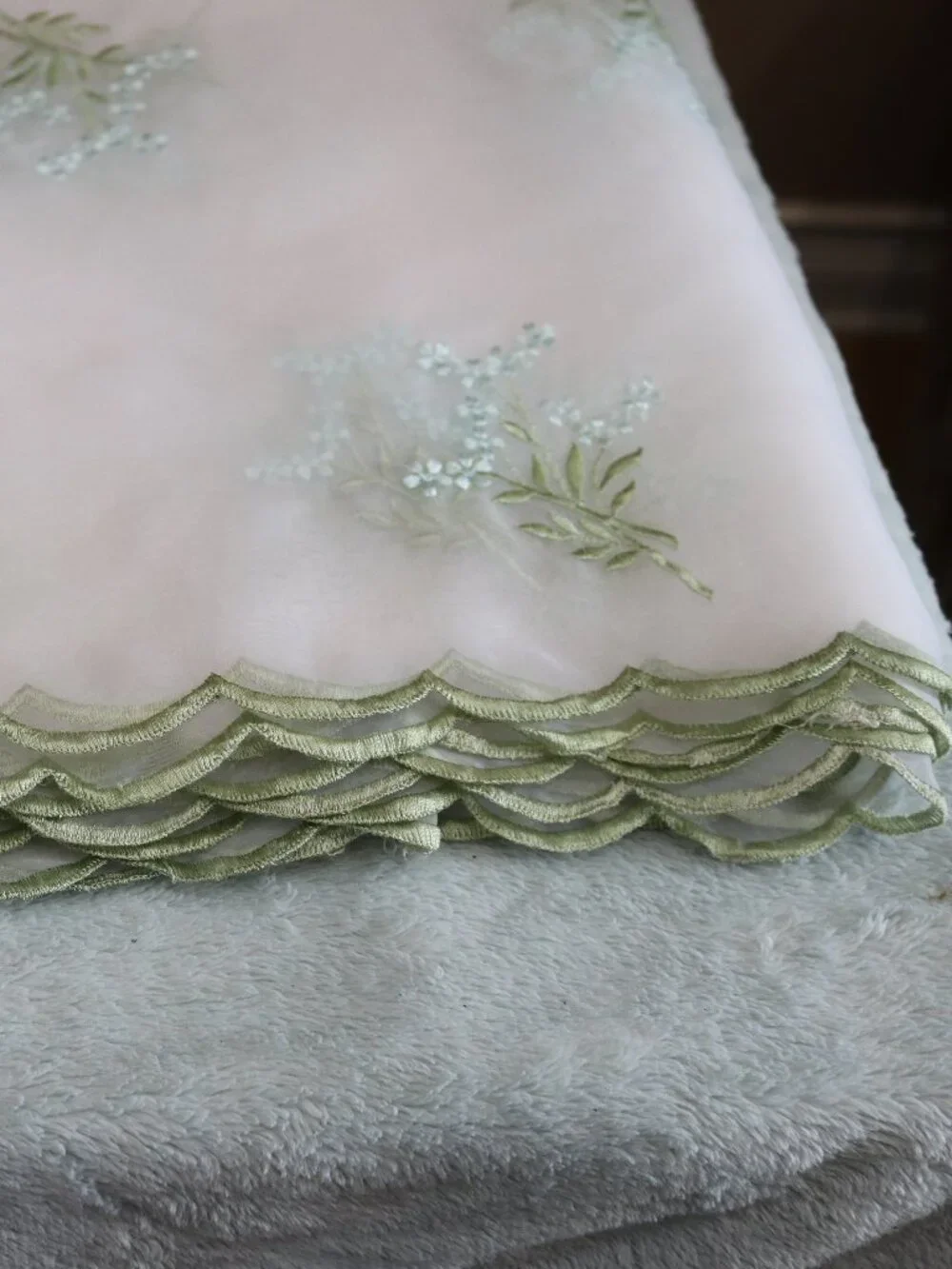 source unknown sheer embroidered